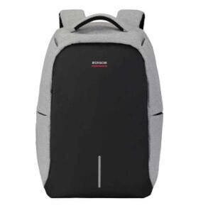 NWOT Ruigor Link 39 Anti-Theft Smart Laptop Backpack USB TSA Ready Grey / Black
